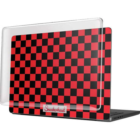 Sneakerhead Red Checkered MacBook Pro 14in (2021-24) Case plus Skin